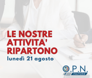 Riapertura uffici